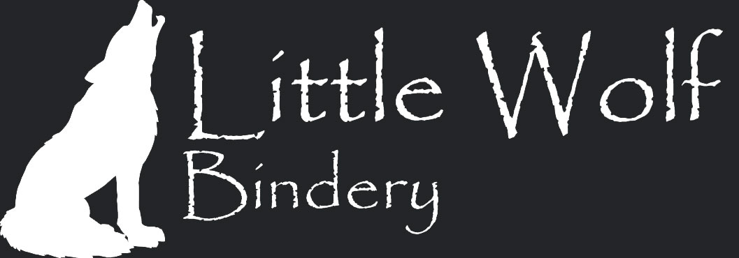 Little Wolf Bindery Temporary Logo
